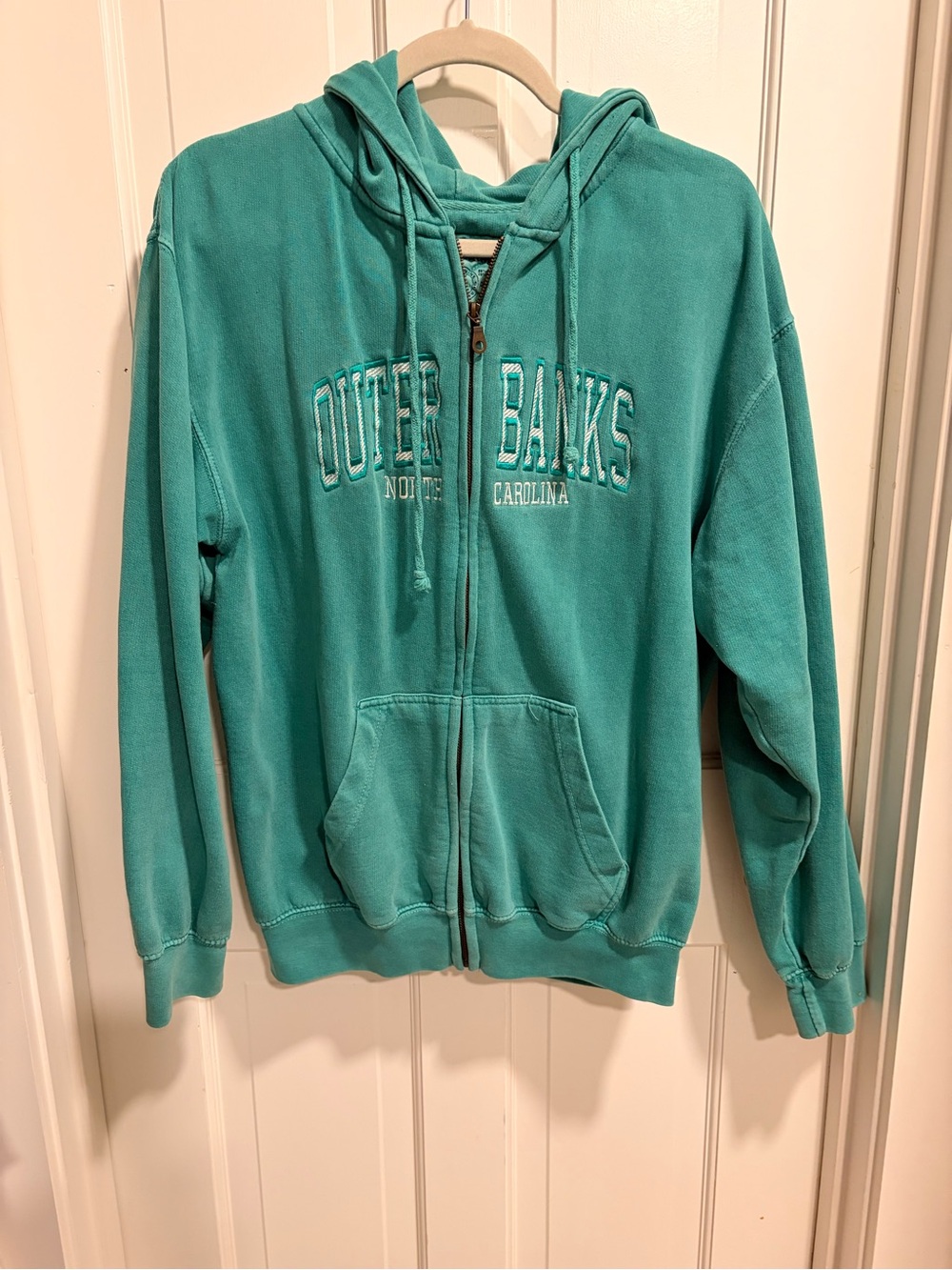 Outer Banks Green Zip Hoodie